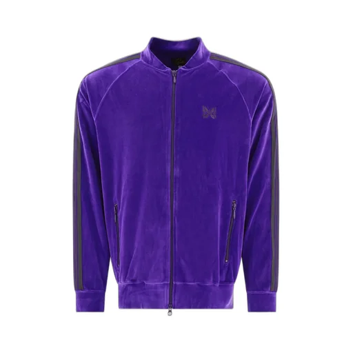 Needles Logo Embroidered Zip-Up Track Jacket