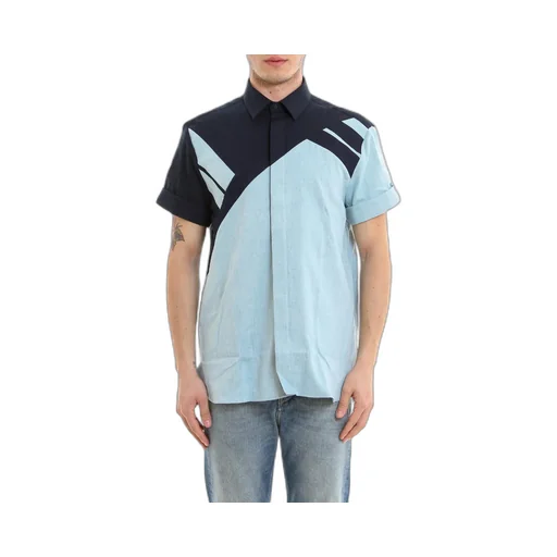 Neil Barrett Panelled Shirt-Sleeve Shirt
