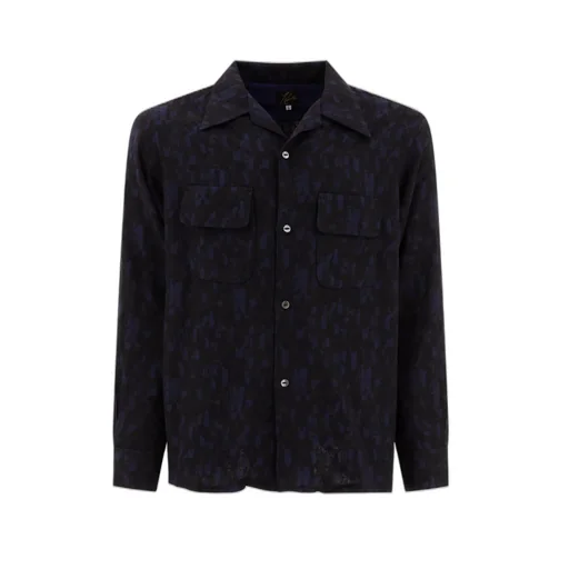 Needles Abstract Jacquard Button-Up Shirt