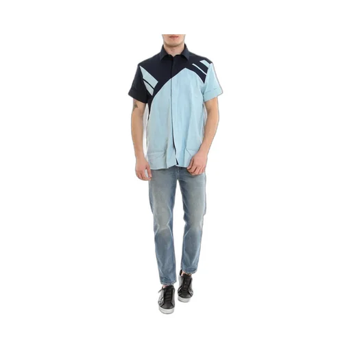 Neil Barrett Panelled Shirt-Sleeve Shirt