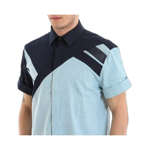 Neil Barrett Panelled Shirt-Sleeve Shirt