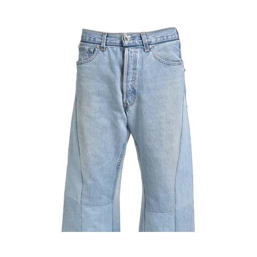 Wide Flare Denim / Blu