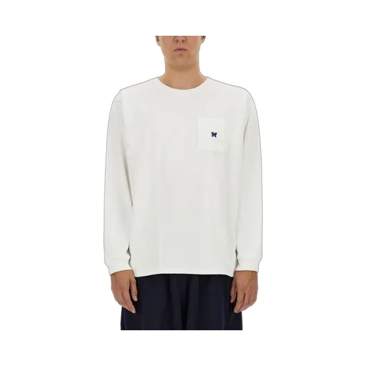 Needles Logo Patch Long-Sleeved T-Shirt