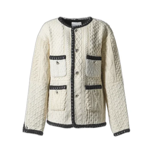Knit Jacket / White
