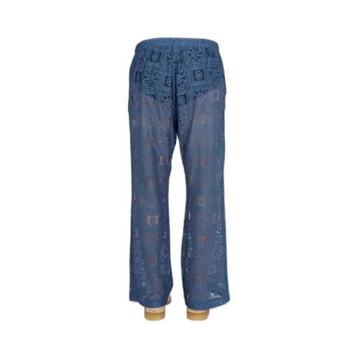 Needles Lace Detailed Drawstring Cropped Trousers