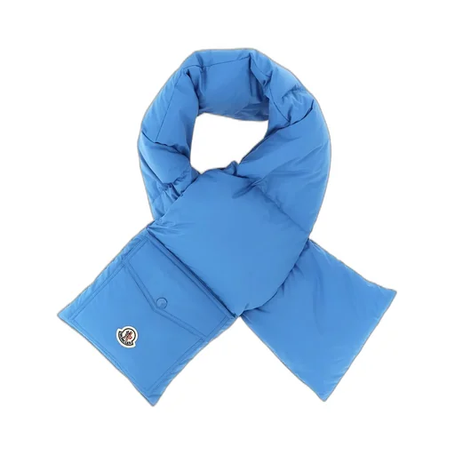 Moncler Logo Patch Quilted Scarf