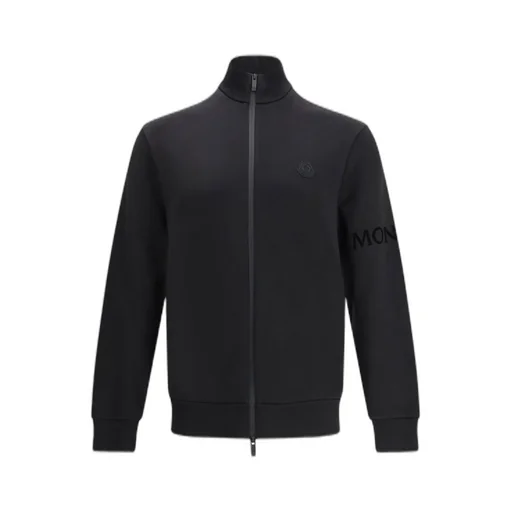 Moncler Logo Patch Zipped Sweatshirt