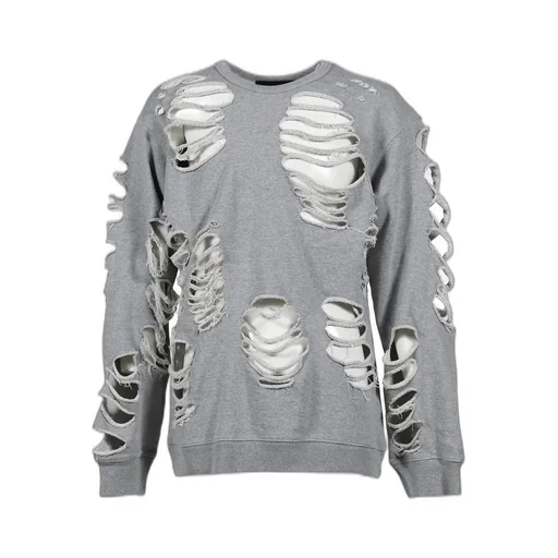 Distressed Crewneck / Gry