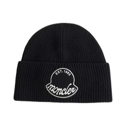 Moncler Logo Embroidered Beanie