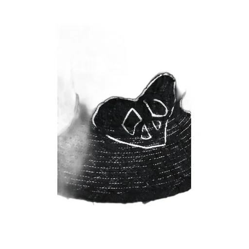 Tweed Bucket Hat Black