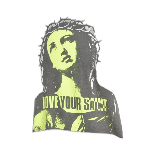 Ls Tee/Love Ur Saint / Wht