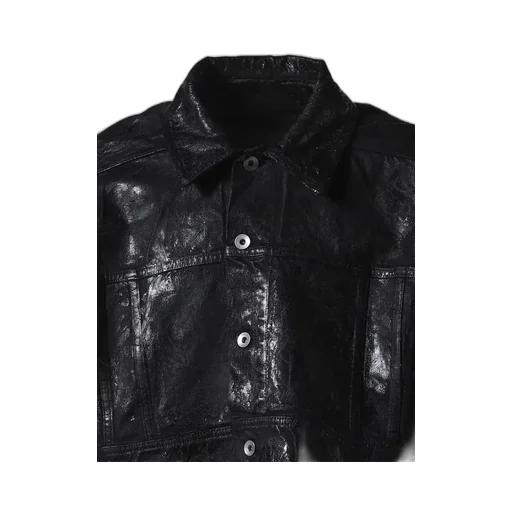Cropped Jumbo Worker Jkt / Blk