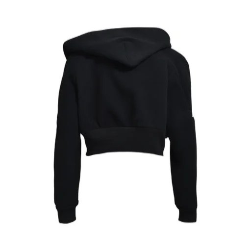 Cropped Hooded Flight / Black