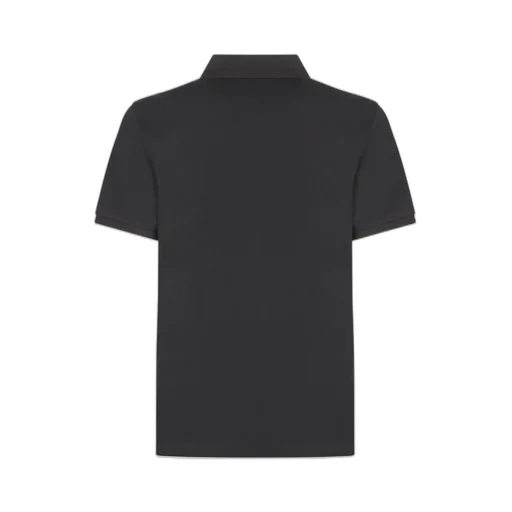 Moncler Logo Patch Zip Detailed Polo Shirt