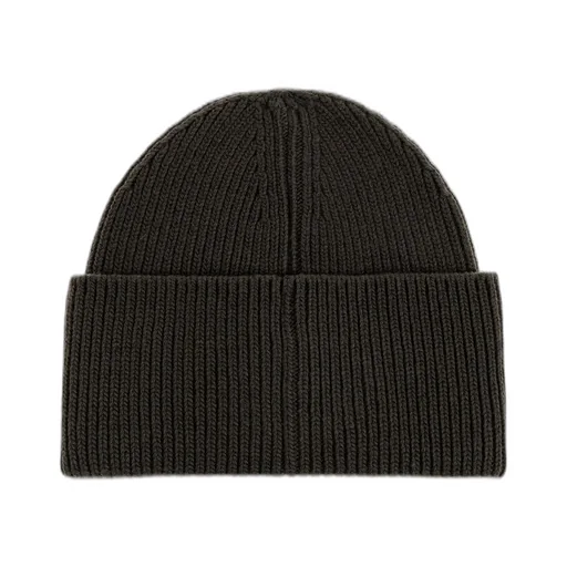 Moncler Logo Patch Ribbed Beanie