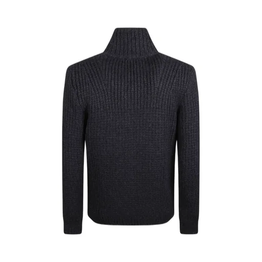 Moncler Logo Patch Zip-Up Cardigan