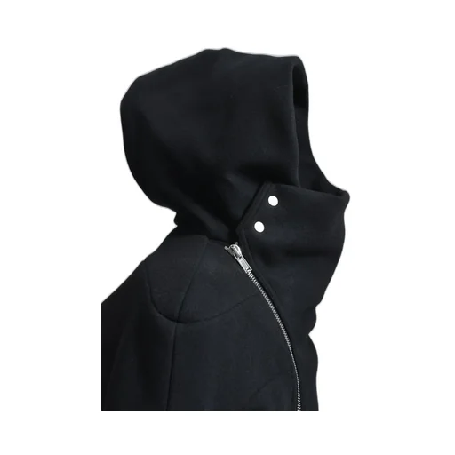 Cropped Hooded Flight / Black