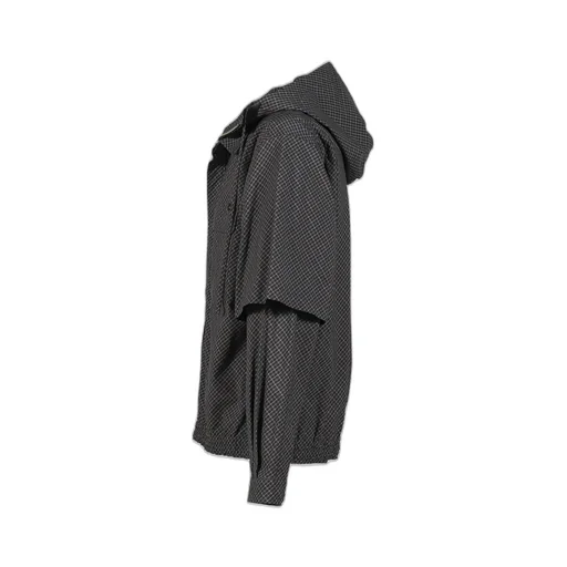 Check Layerd Shirt / Black