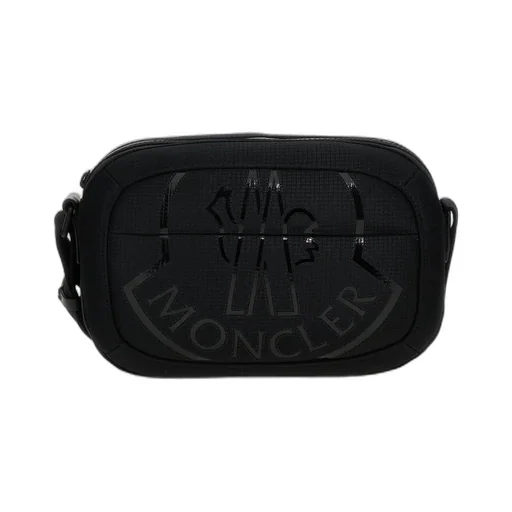 Moncler Logo Printed Zip-Up Camera Bag