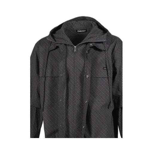 Check Layerd Shirt / Black
