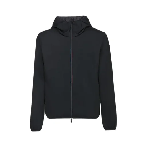 Moncler Logo Patch Zip-Up Hooded Jacket