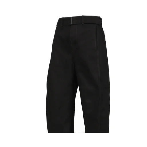Twisted Belted Pants / Black