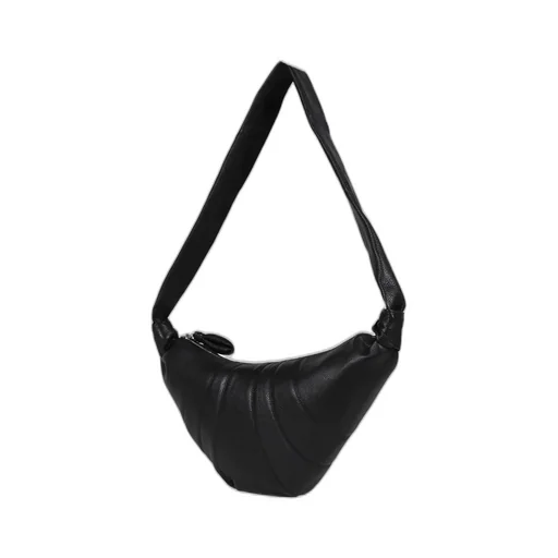 Medium Croissant Bag / Black