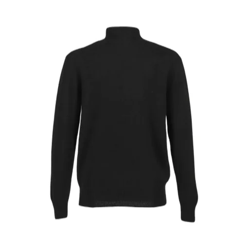 Mock Neck Sweater / Black