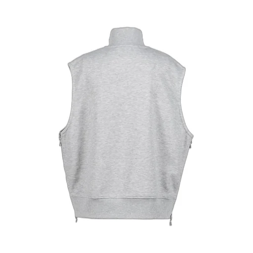 Tech Sweat Zip Vest Pullover / Heather Gry