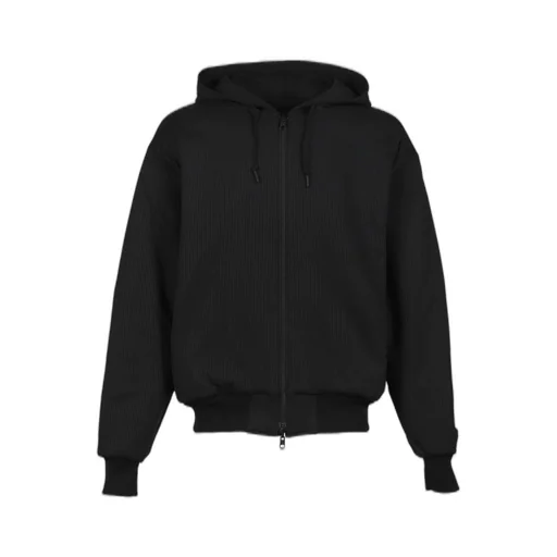 Tech Sweat Double Face Parka / Blk