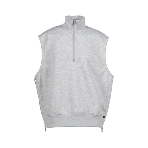 Tech Sweat Zip Vest Pullover / Heather Gry
