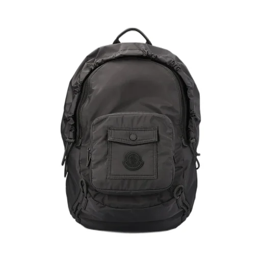 Moncler Makaio Logo Patch Zip-Up Backpack