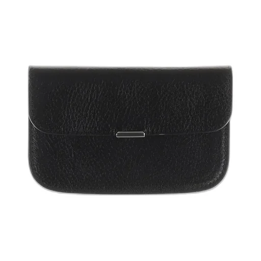 Soft Tab Card Holder Coin Purse / Blk