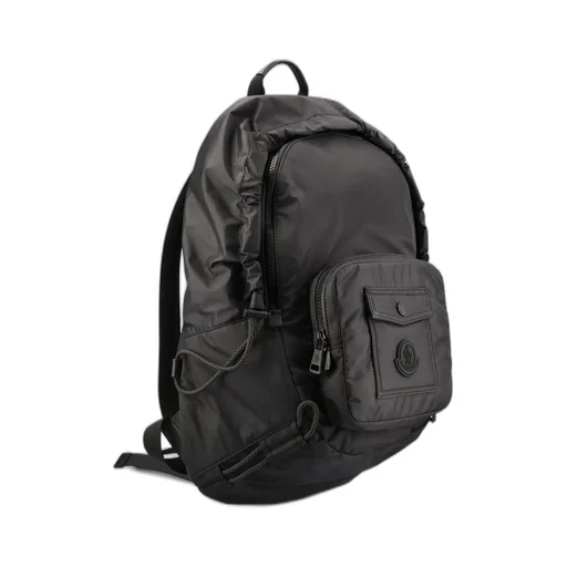 Moncler Makaio Logo Patch Zip-Up Backpack