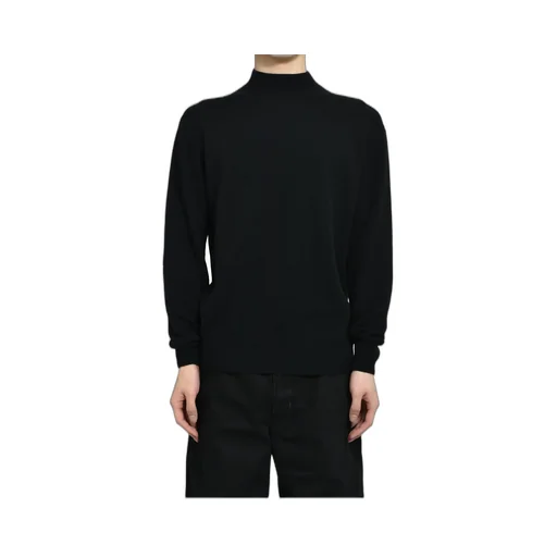 Mock Neck Sweater / Black