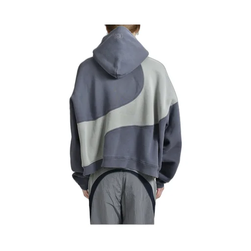 Wave Hoodie Knit / Dark Gry