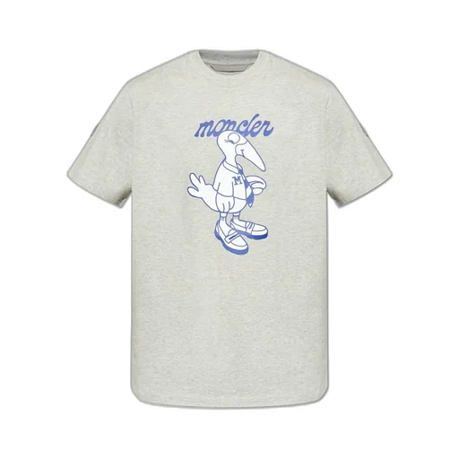 Moncler Logo Printed Crewneck T-Shirt