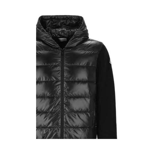 Moncler Shiny Padded Zip-Up Cardigan
