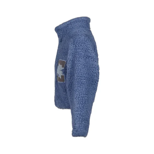 Woven Varsity Jacket / Blue