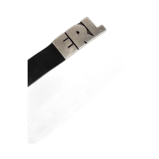 Erl Logo Belt Leather / Black