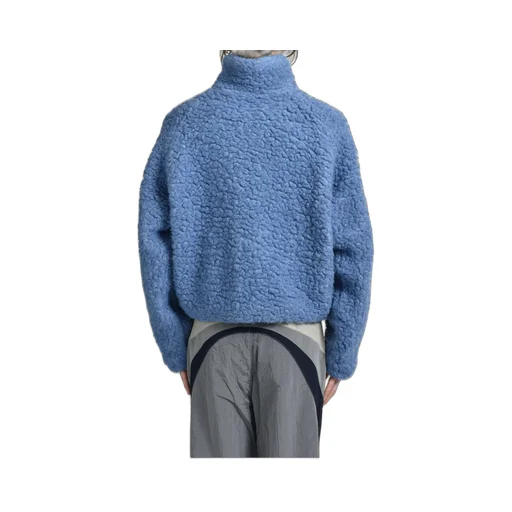 Woven Varsity Jacket / Blue