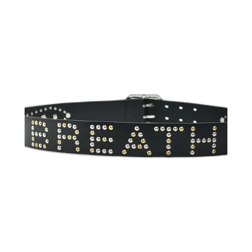 Studs Logo Belt / Black Multi