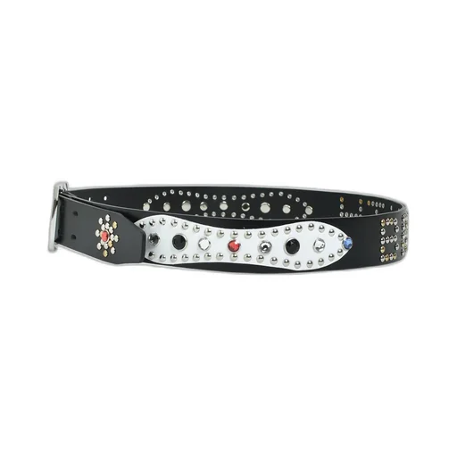 Studs Logo Belt / Black Multi