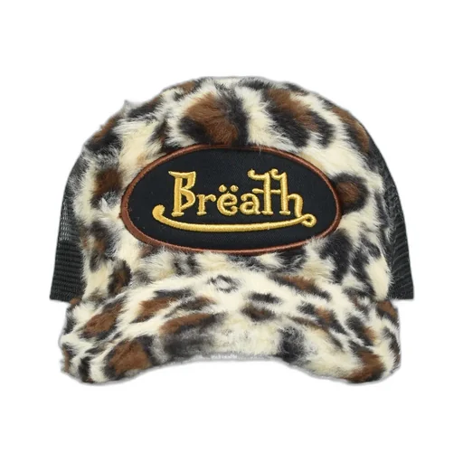 Faux Leopard Fur Cap / Brw