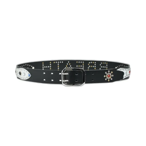 Studs Logo Belt / Black Multi