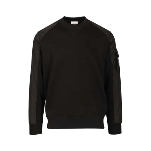 Moncler Panelled Logo Patch Sweatshirt