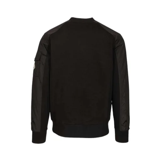 Moncler Panelled Logo Patch Sweatshirt