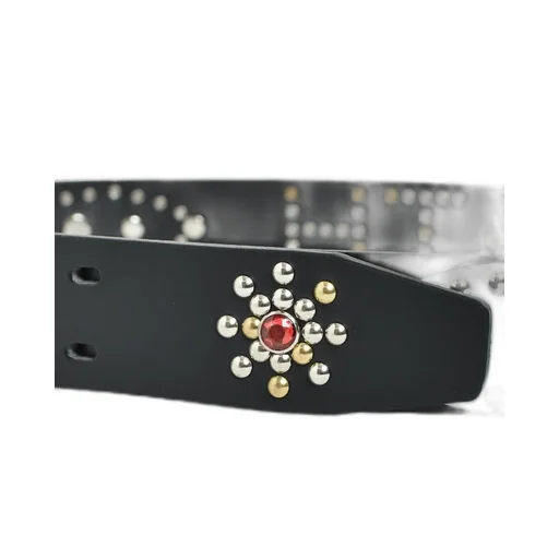 Studs Logo Belt / Black Multi