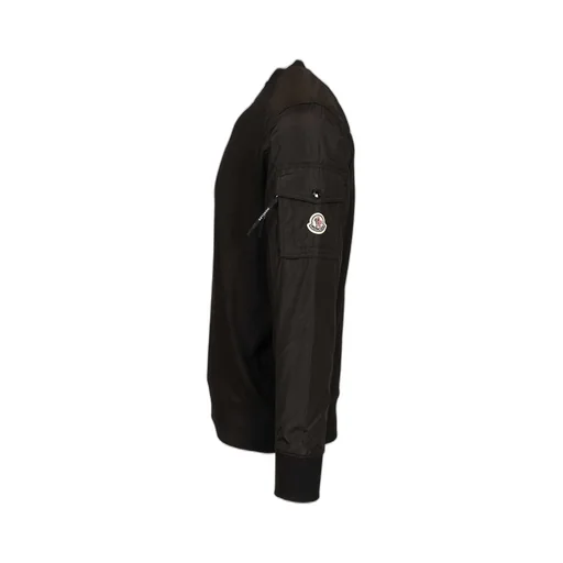 Moncler Panelled Logo Patch Sweatshirt