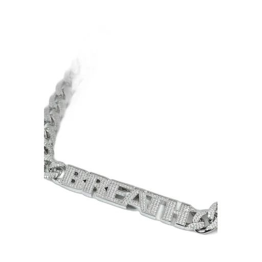 Bh Zirconia Chain ​​Necklace / Silver